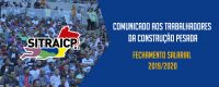 FECHAMENTO SALARIAL  2019-2020